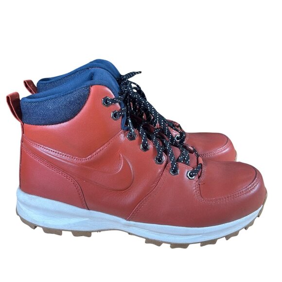 Nike Manoa Leather SE Boots Men's Size 10.5 in Rugged Orange - EUC! - Picture 1 of 8